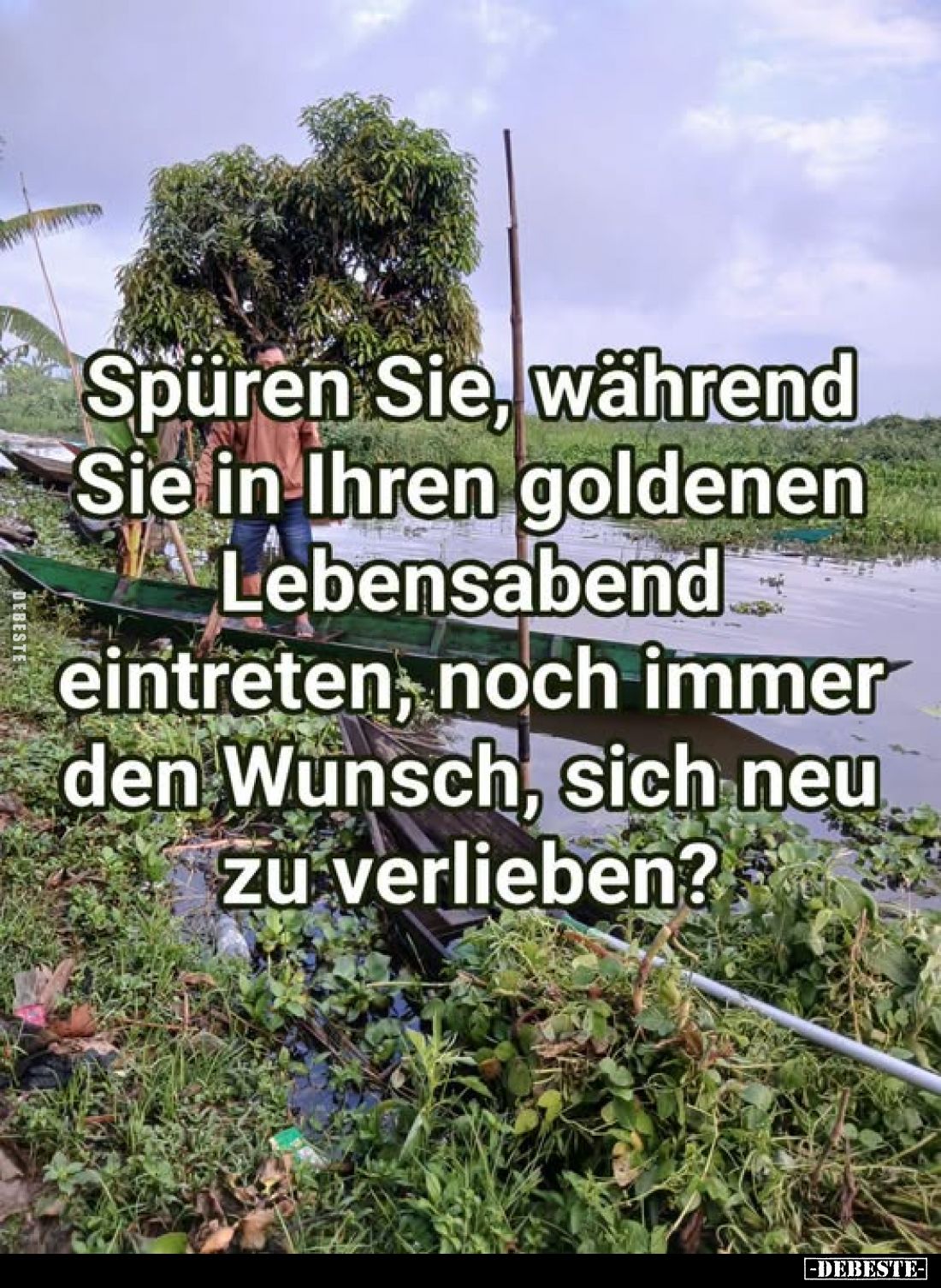 Spüren Sie, während Sie in Ihren goldenen Lebensabend eintreten, noch immer den Wunsch, sich neu zu verlieben?