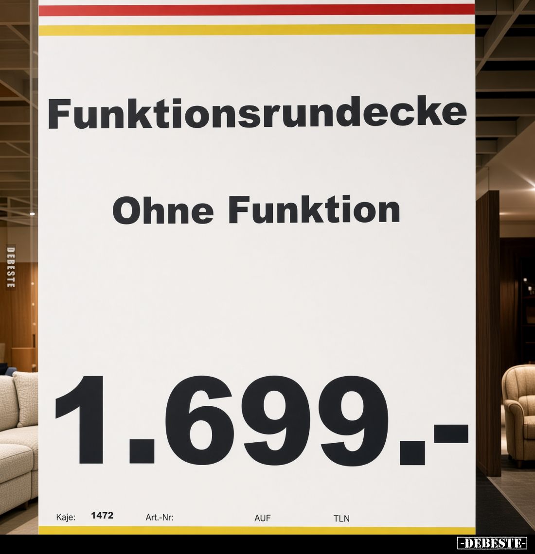 Funktionsrundecke
ohne Funktion.