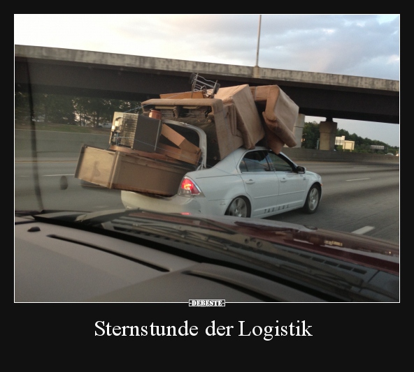 Sternstunde der Logistik.. - Lustige Bilder | DEBESTE.de