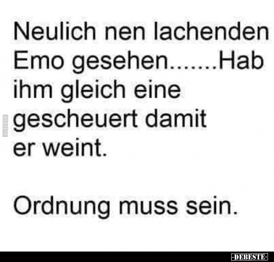 Neulich nen lachenden Emo gesehen... - Lustige Bilder | DEBESTE.de