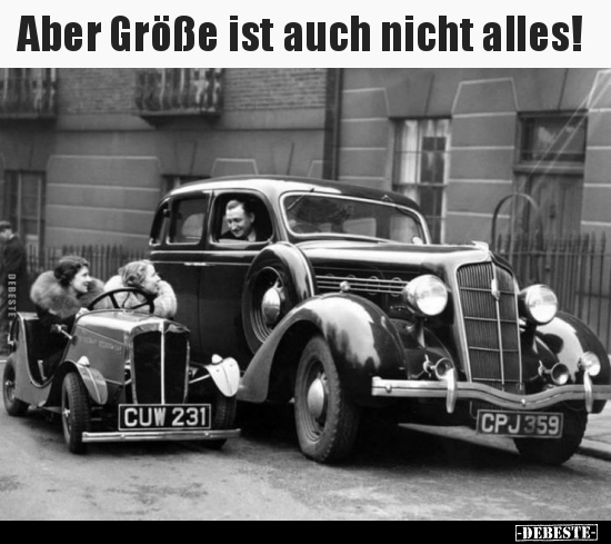 Aber Größe ist auch nicht alles!..
