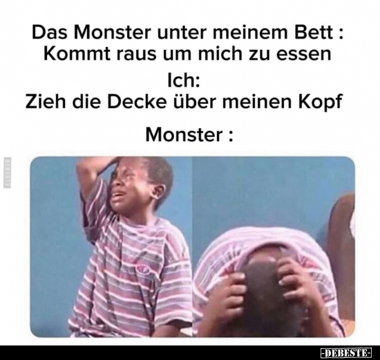 Das Monster unter meinem Bett:.. - Lustige Bilder | DEBESTE.de