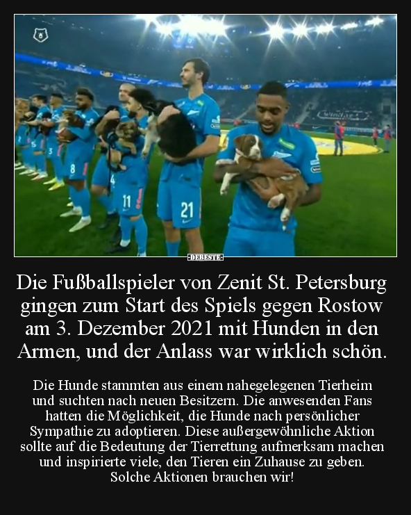 Die Fußballspieler von Zenit St. Petersburg gingen zum.. - Lustige Bilder | DEBESTE.de