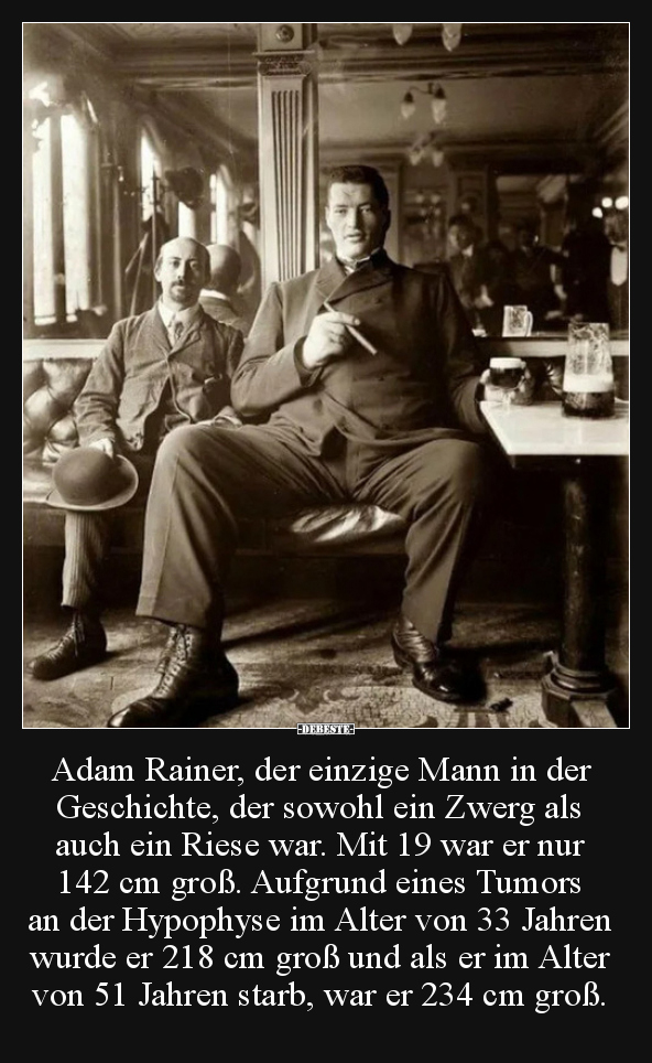 Adam Rainer, der einzige Mann in der Geschichte, der.. - Lustige Bilder | DEBESTE.de