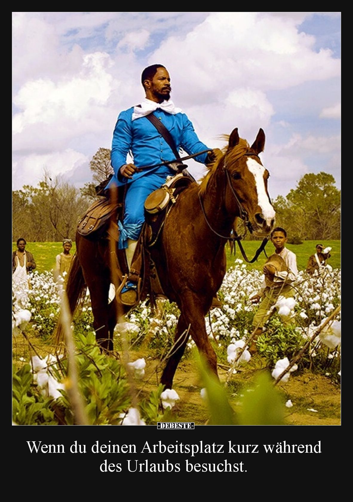 Wenn du deinen Arbeitsplatz kurz während des Urlaubs besuchst.