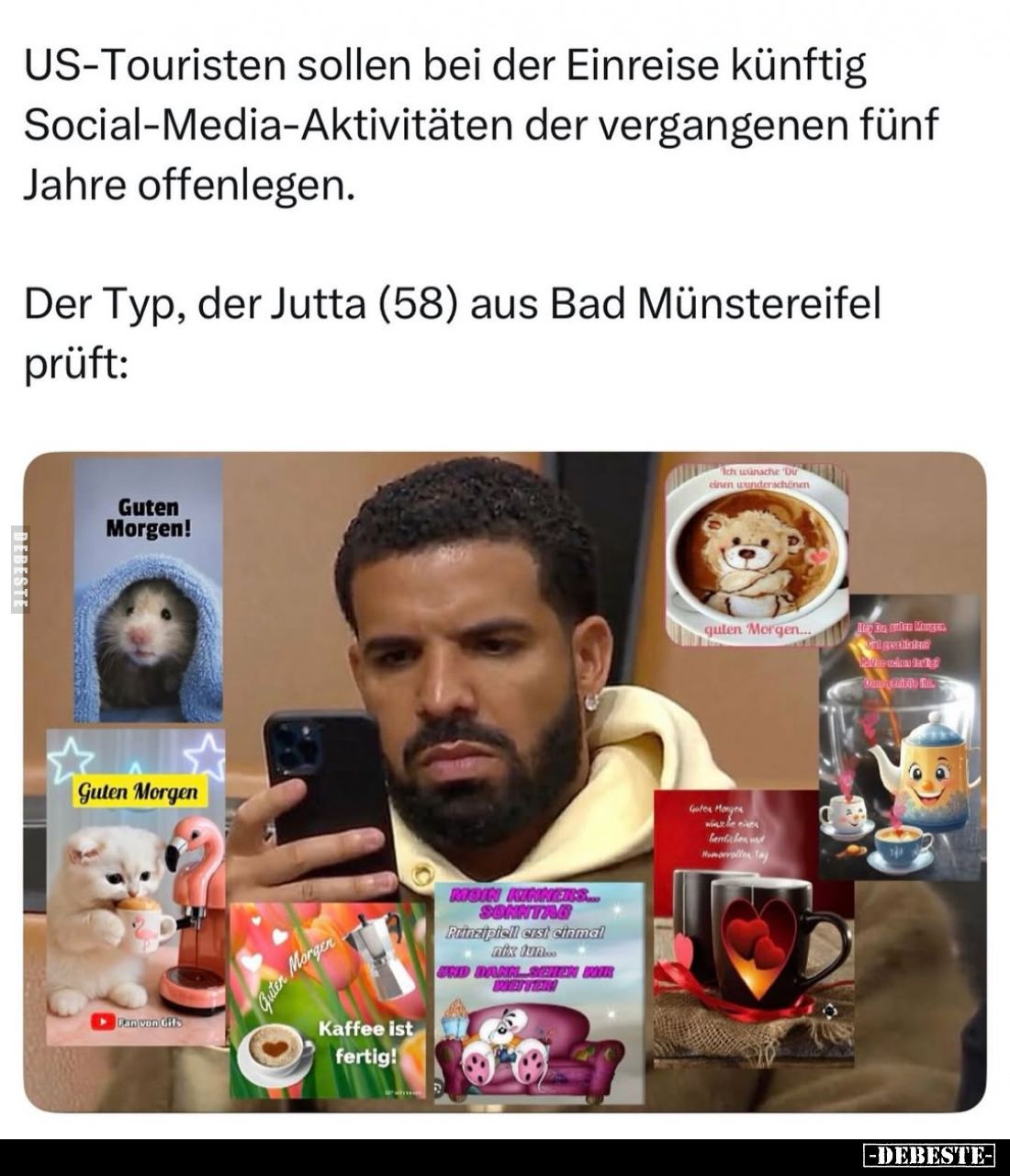 US-Touristen sollen bei der Einreise künftig.. - Lustige Bilder | DEBESTE.de