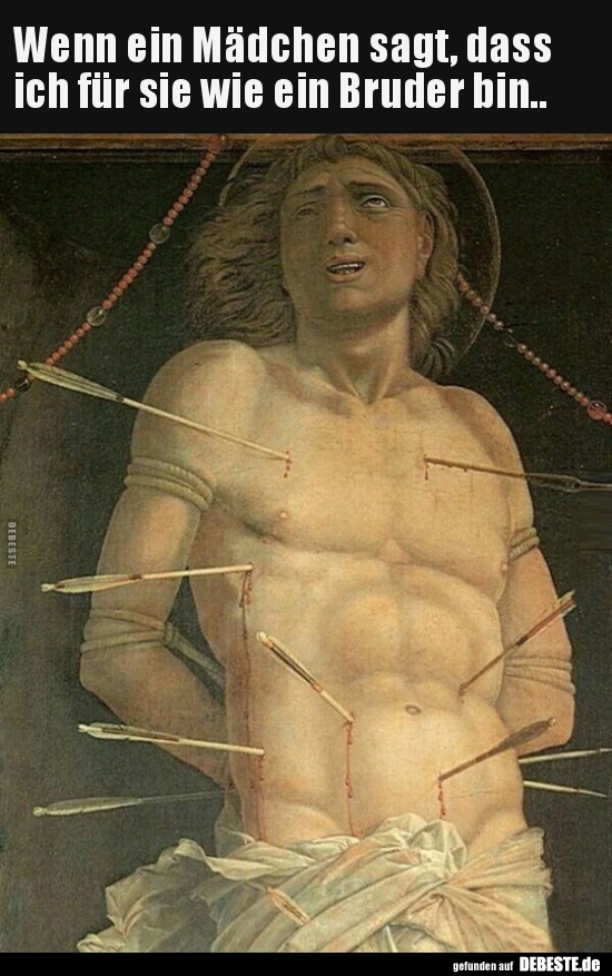 Wenn ein Mädchen sagt, dass ich für sie wie ein Bruder..