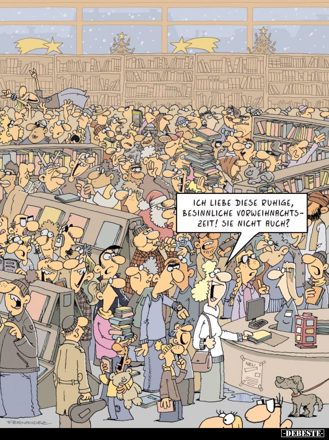 Ich liebe diese ruhige, besinnliche Vorweihnachtszeit... - Lustige Bilder | DEBESTE.de