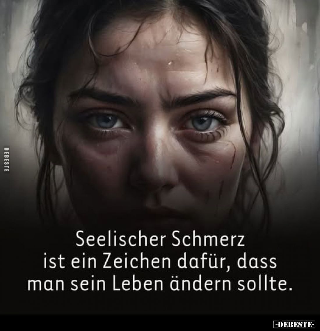 Seelischer Schmerz ist ein Zeichen dafür, dass man sein Leben ändern sollte.