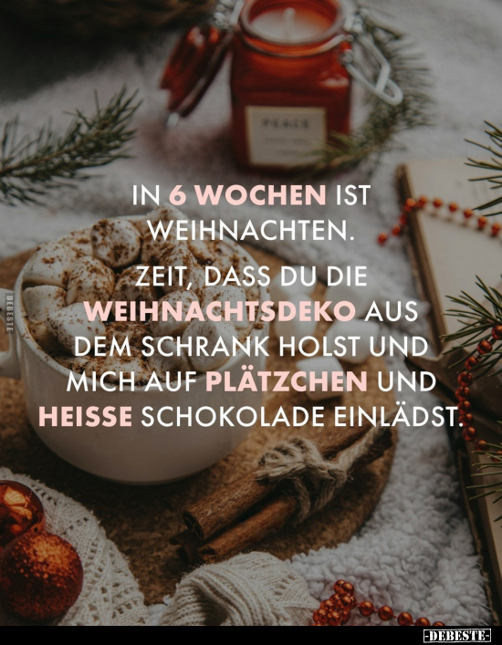 In 6 Wochen ist Weihnachten.. - Lustige Bilder | DEBESTE.de