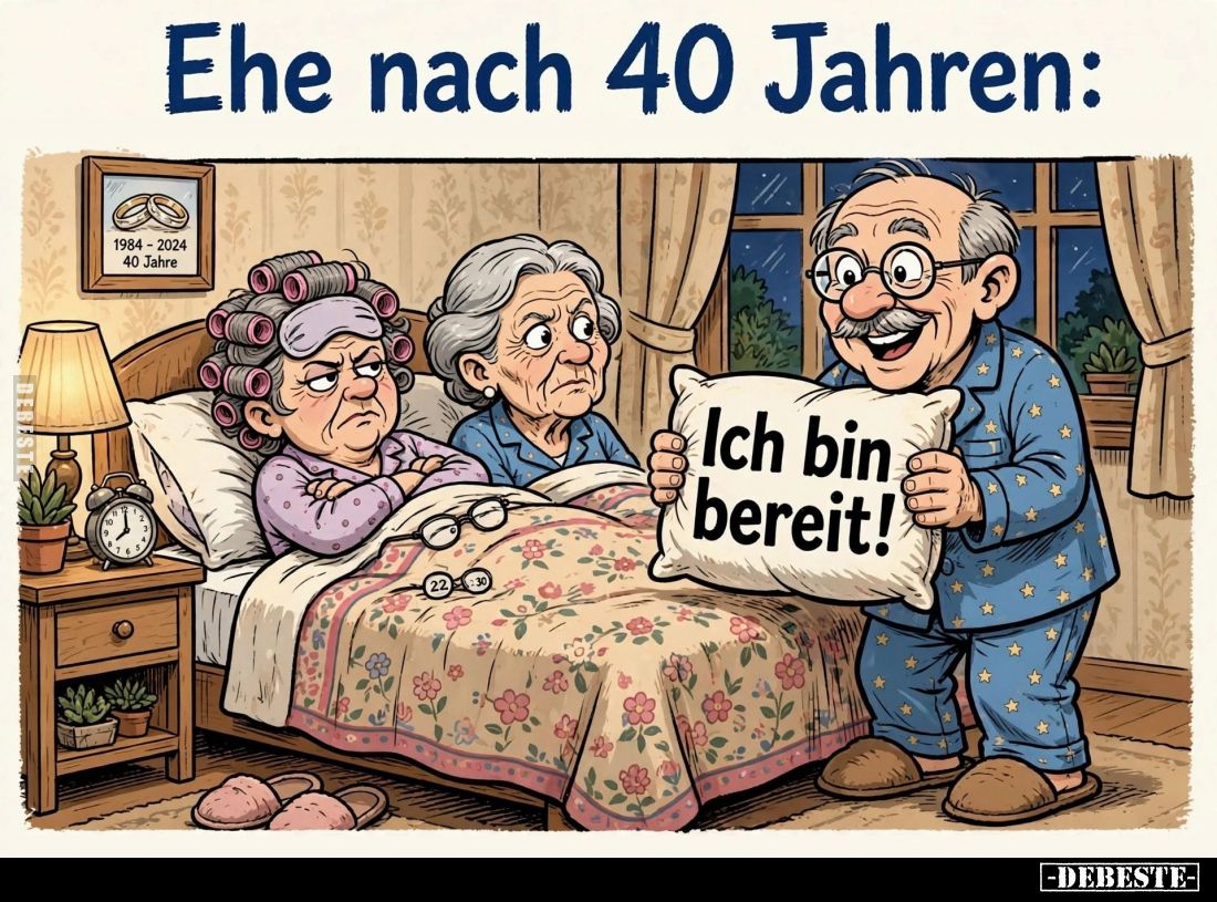 Ehe nach 40 Jahren:
Ich bin bereit!