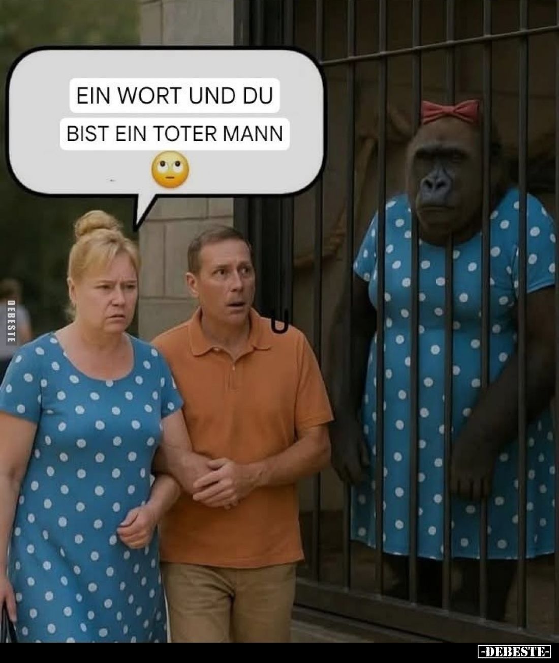 Ein Wort und du bist ein toter Mann.