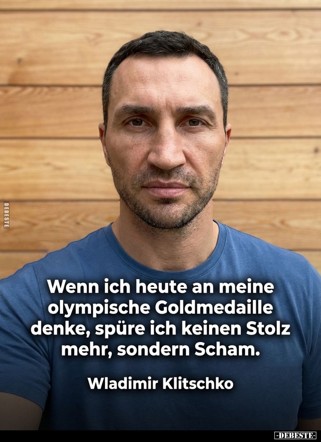 Wenn ich heute an meine olympische Goldmedaille denke, spüre ich keinen Stolz mehr, sondern Scham.