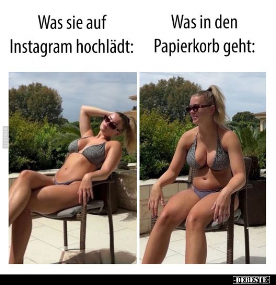 Was sie auf Instagram hochlädt:.. - Lustige Bilder | DEBESTE.de