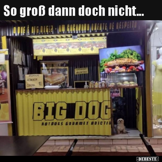 So groß dann doch nicht...