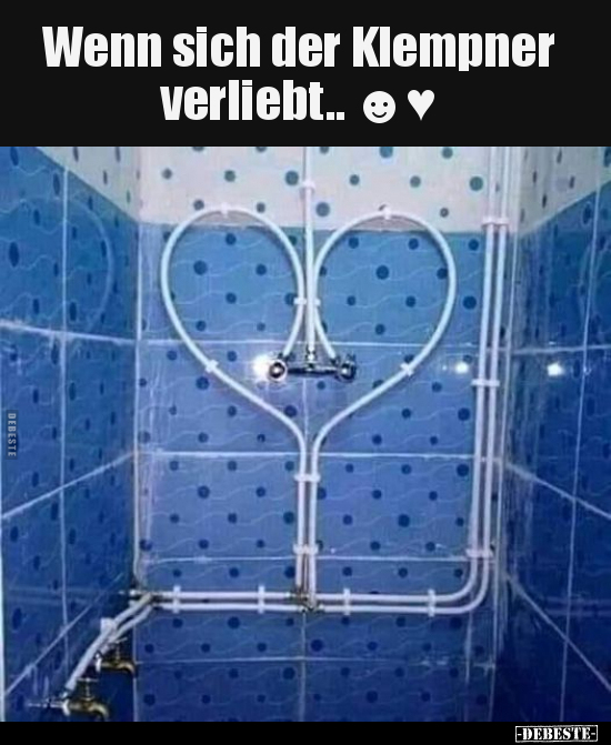 Wenn sich der Klempner verliebt.. - Lustige Bilder | DEBESTE.de