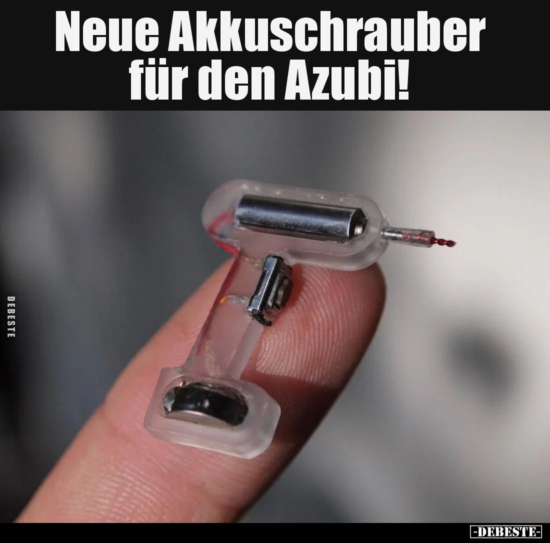 Neue Akkuschrauber für den Azubi!