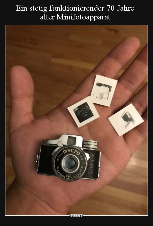 Ein stetig funktionierender 70 Jahre alter..