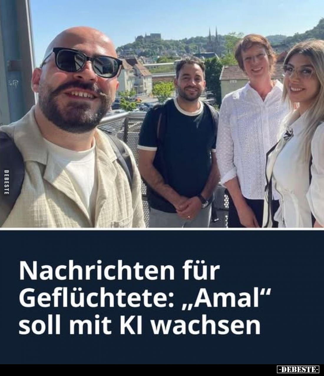 Nachrichten für Geflüchtete: "Amal" soll mit KI wachsen