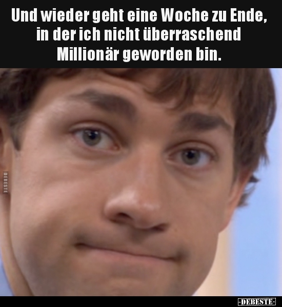 Und wieder geht eine Woche zu Ende, in der ich nicht..