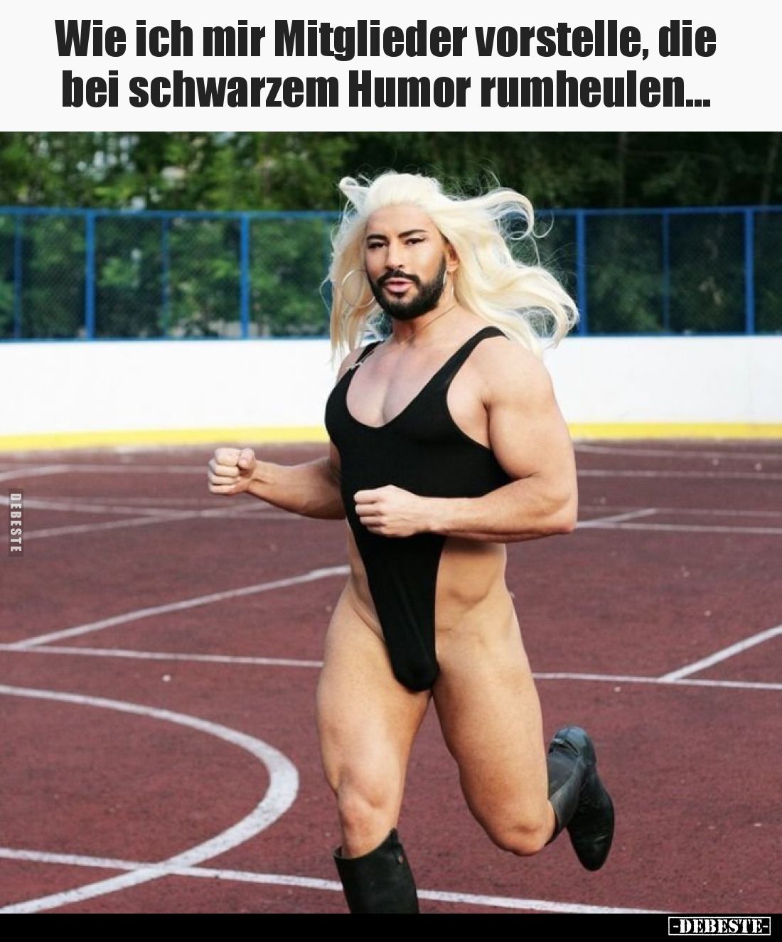 Wie ich mir Mitglieder vorstelle, die bei schwarzem Humor rumheulen...