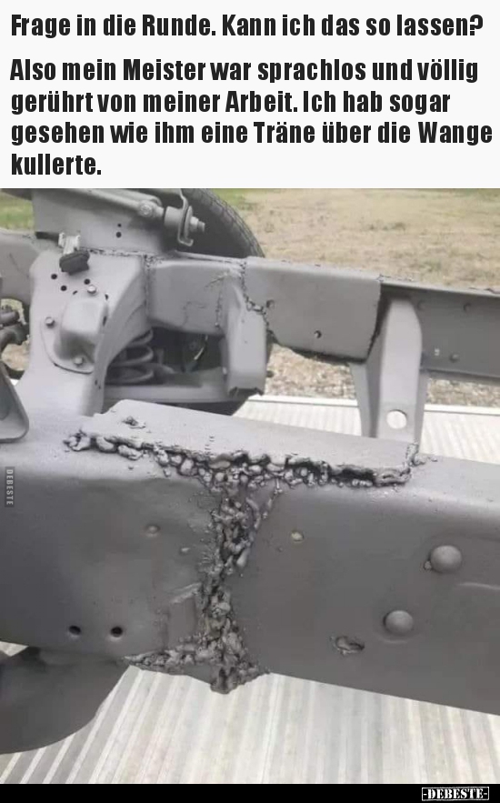 Frage in die Runde. Kann ich das so lassen?..