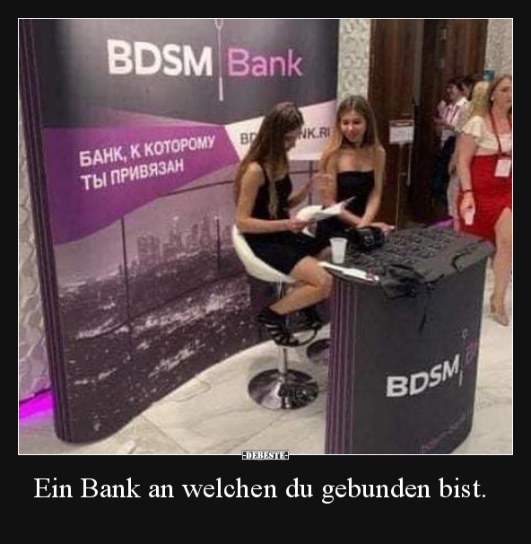 Ein Bank an welchen du gebunden bist... - Lustige Bilder | DEBESTE.de