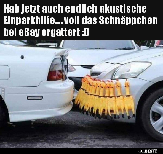 Hab jetzt auch endlich akustische Einparkhilfe...