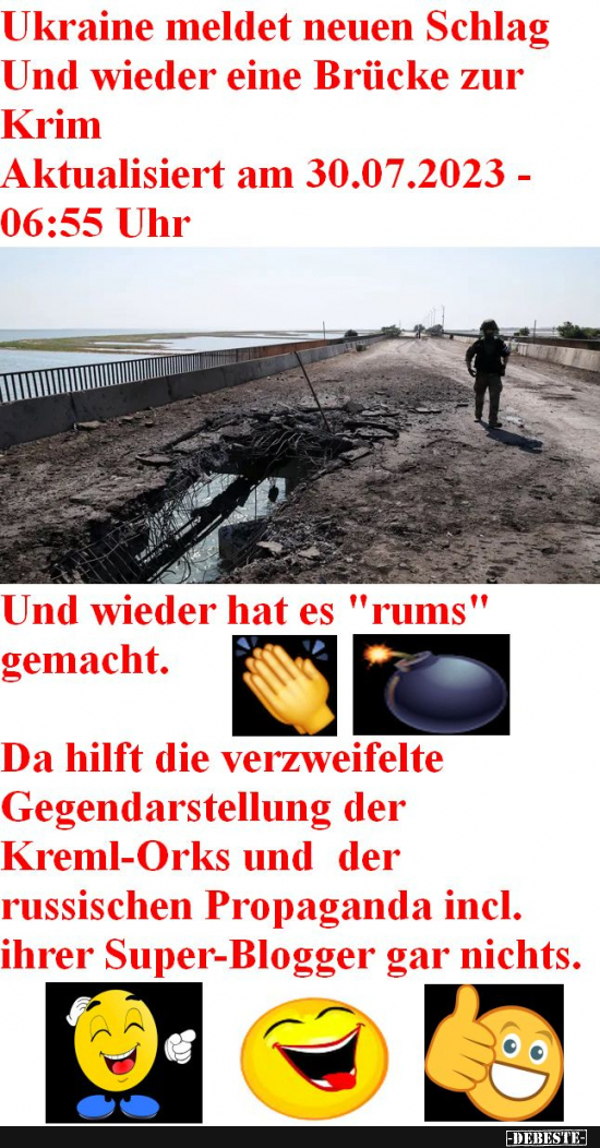 Putin hat jetzt Bombenstimmung auf der Krim. - Lustige Bilder | DEBESTE.de