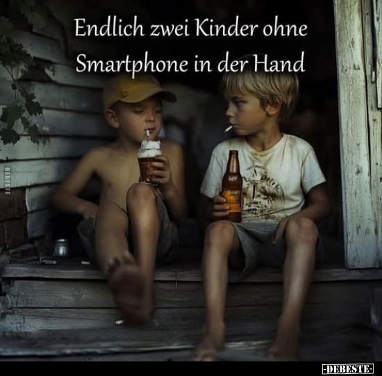 Kinder, Ohne, Smartphone, Hand