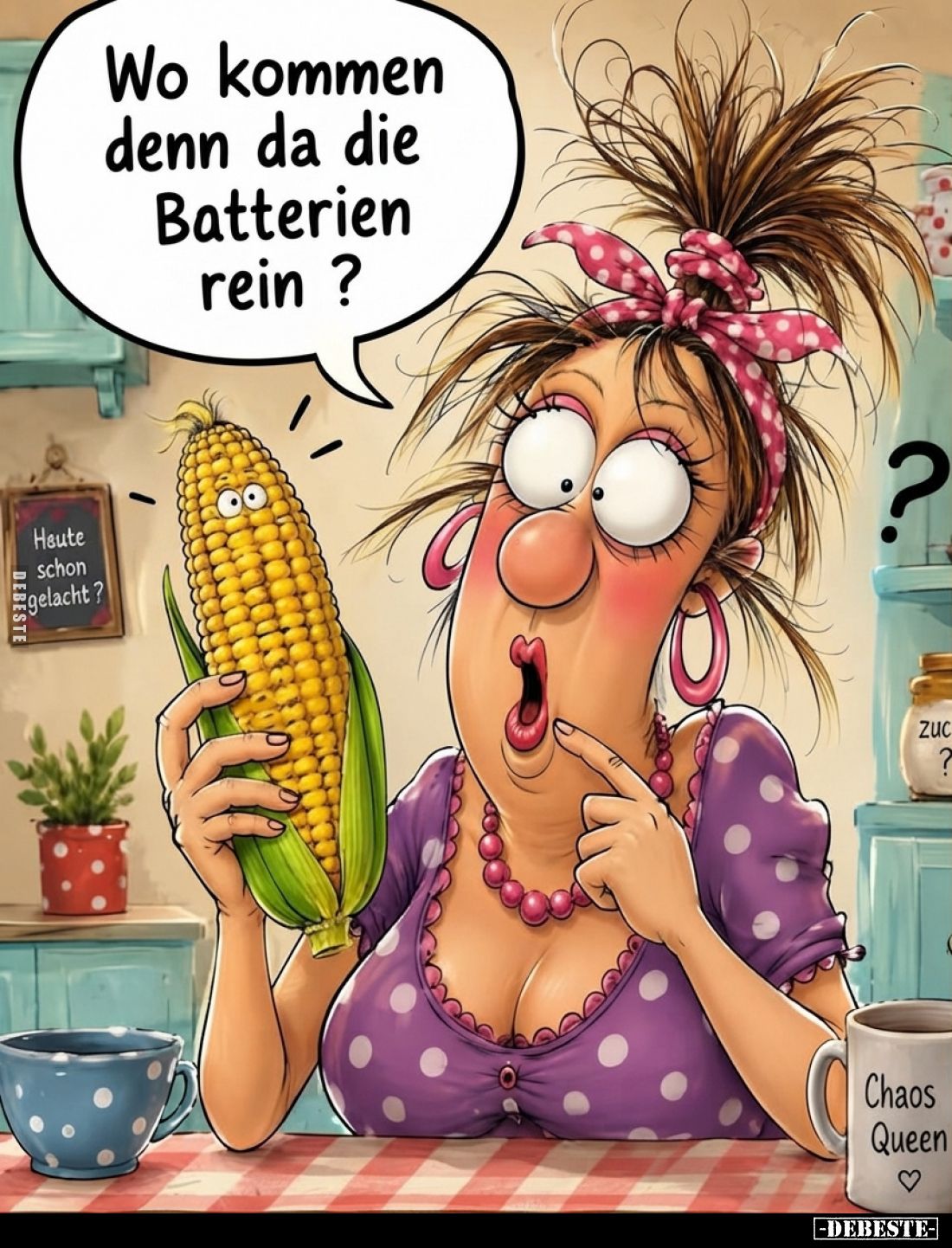 Wo kommen denn da die Batterien rein?