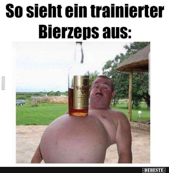 So sieht ein trainierter Bierzeps aus: - Lustige Bilder | DEBESTE.de