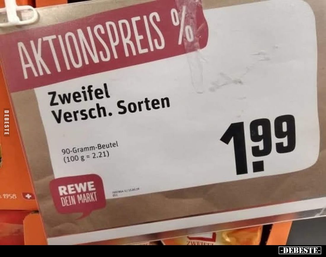 Zweifel Versch. Sorten.