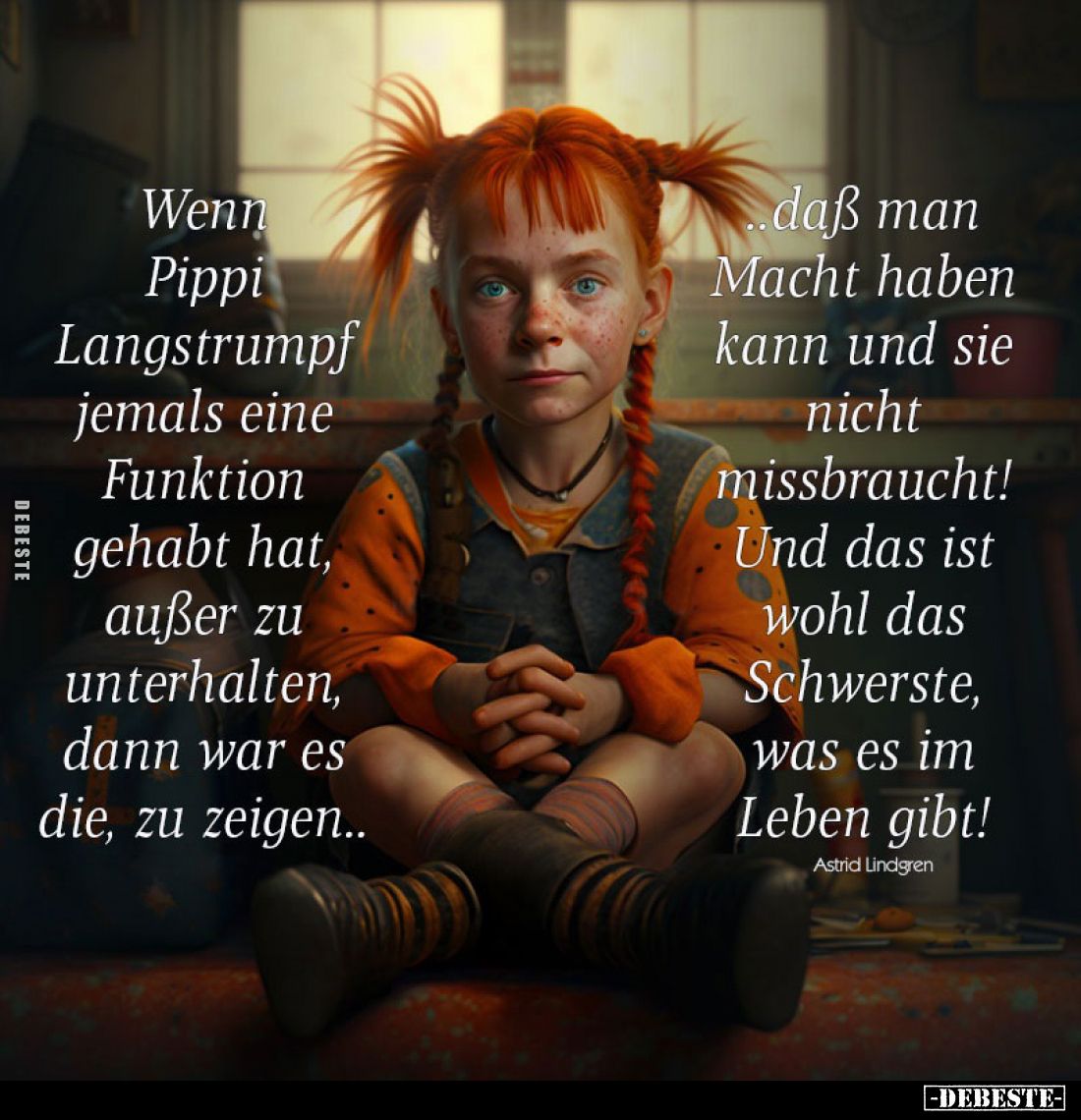 Wenn Pippi Langstrumpf jemals eine Funktion gehabt hat.. - Lustige Bilder | DEBESTE.de