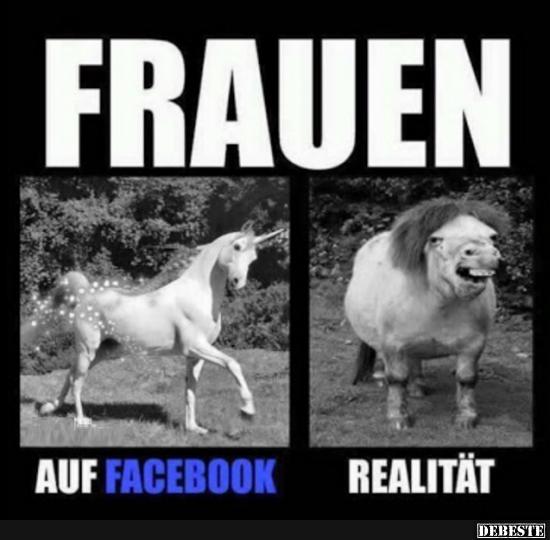 Frauen - Facebook / Realität
