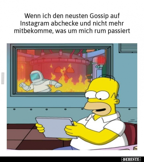 Wenn ich den neusten Gossip auf Instagram abchecke und.. - Lustige Bilder | DEBESTE.de
