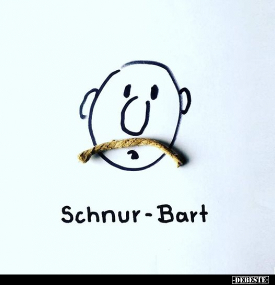 Schnur - Bart. - Lustige Bilder | DEBESTE.de