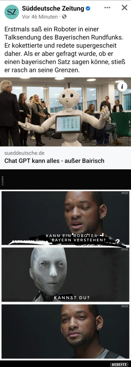 Erstmals saß ein Roboter in einer Talksendung des.. - Lustige Bilder | DEBESTE.de