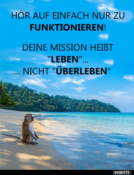 Hör auf einfach nur zu funktionieren!.. - Lustige Bilder | DEBESTE.de