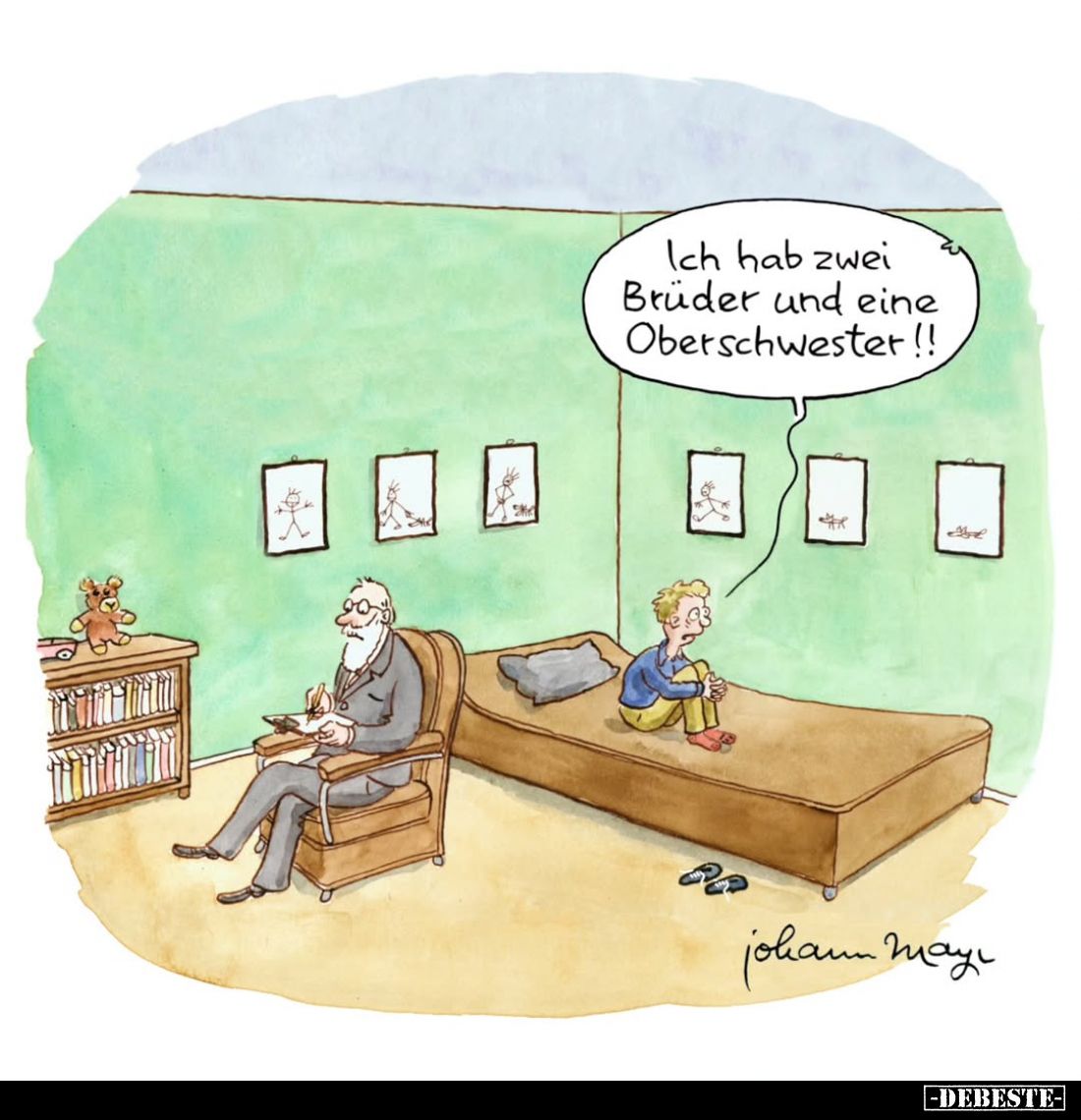 Ich hab zwei Brüder und eine Oberschwester!!