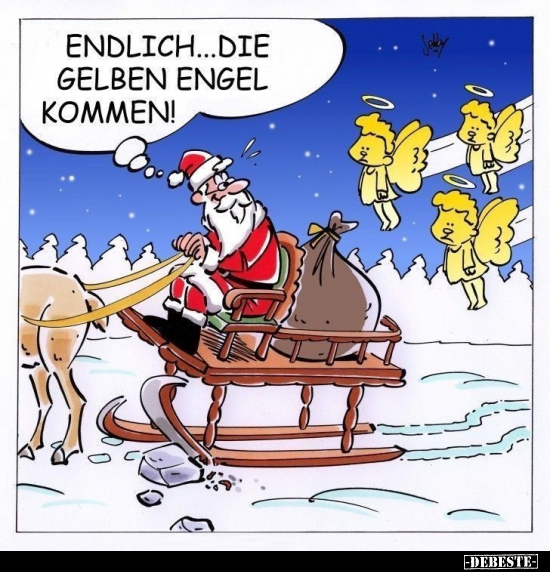 Endlich... die gelben Engel kommen!.. - Lustige Bilder | DEBESTE.de