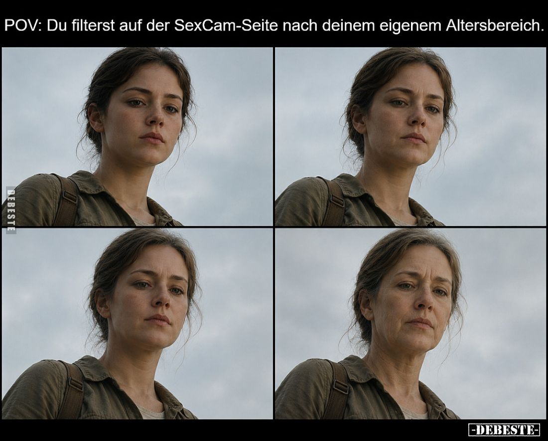 POV: Du filterst auf der S*exCam-Seite nach deinem eigenem Altersbereich.