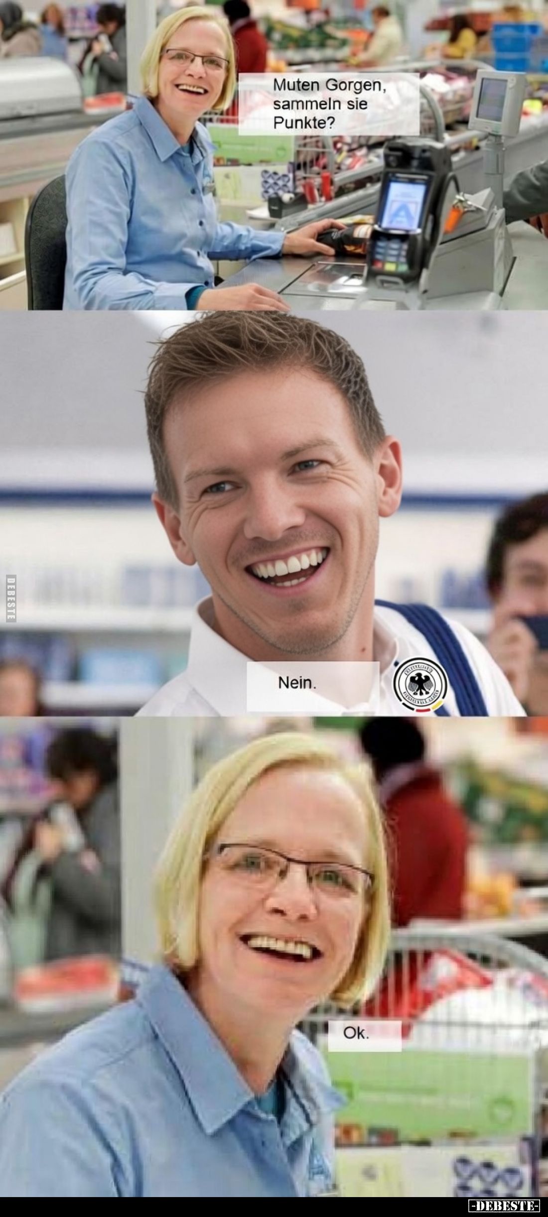 Muten Gorgen, sammeln sie Punkte?
Nein.
Ok.