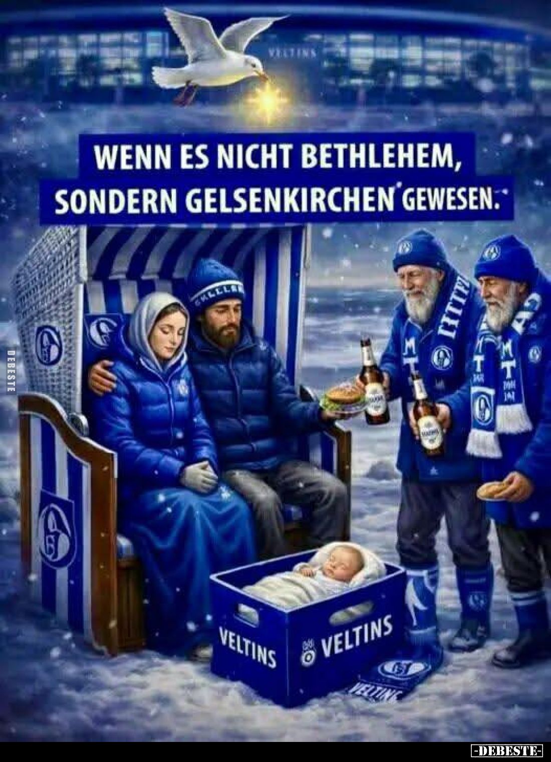 Wenn es nicht Bethlehem, sondern Gelsenkirchen gewesen.. - Lustige Bilder | DEBESTE.de