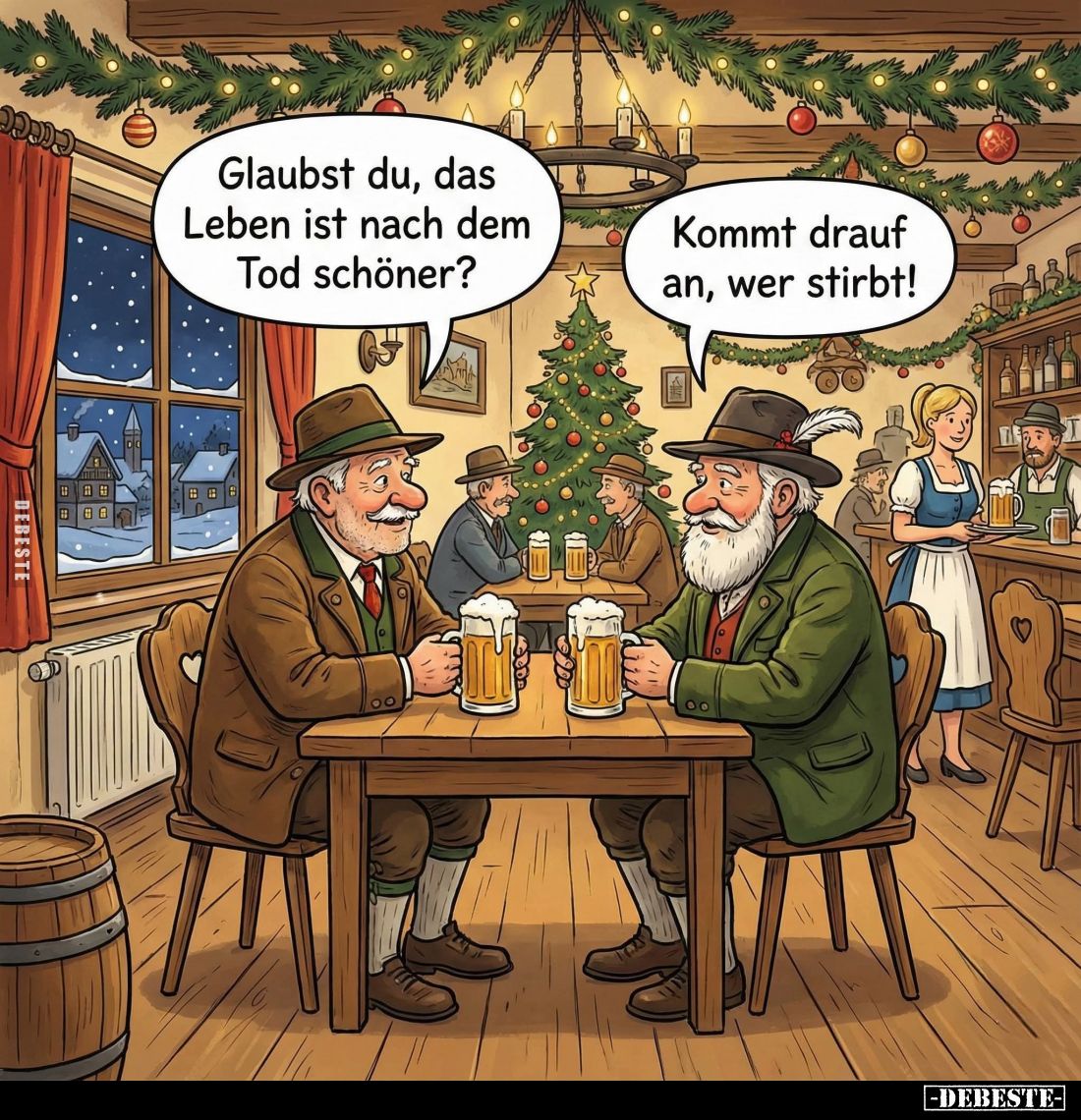 Glaubst du, das Leben ist nach dem Tod schöner?.. - Lustige Bilder | DEBESTE.de