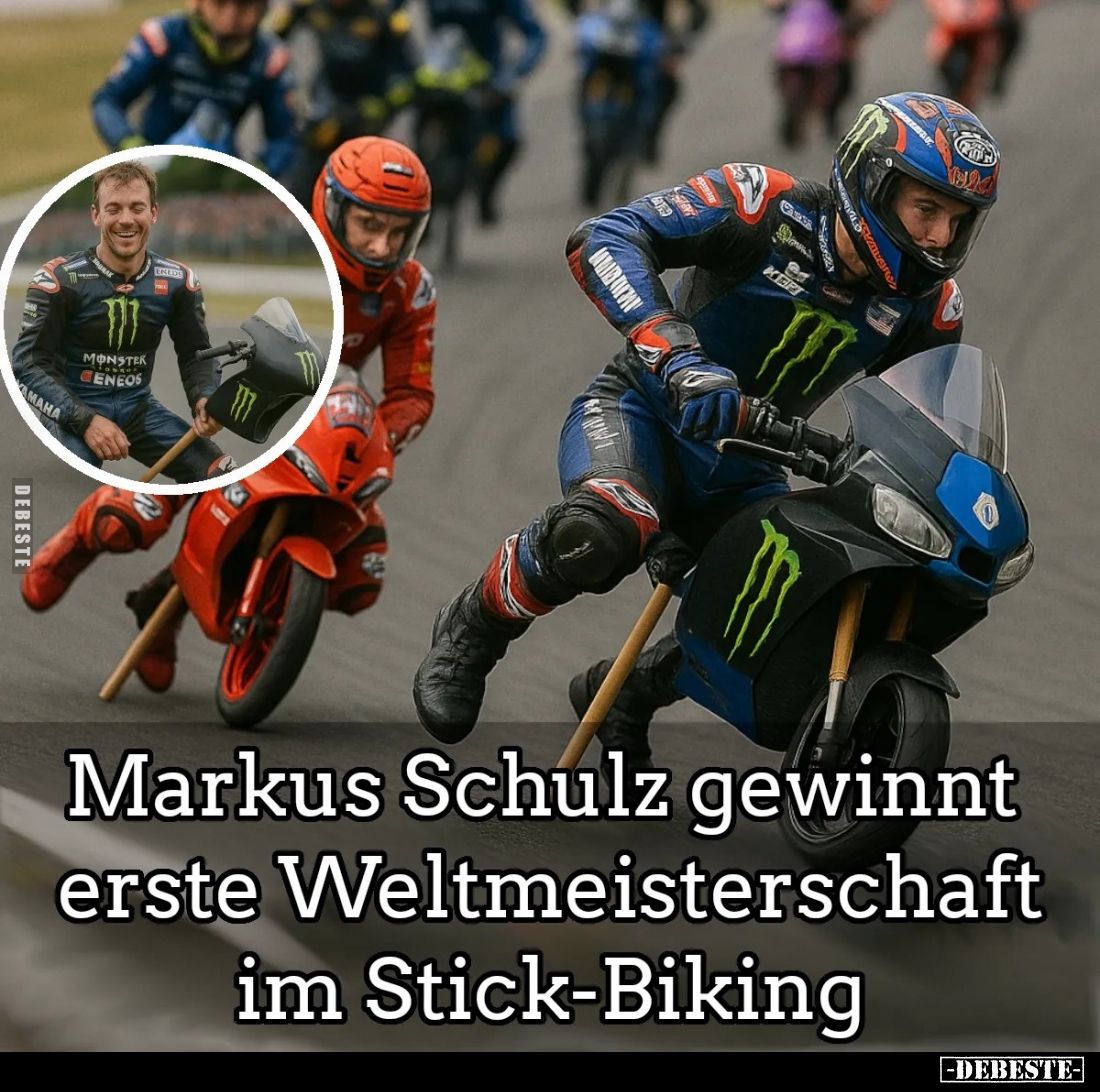 Markus Schulz gewinnt erste Weltmeisterschaft im Stick-Biking.