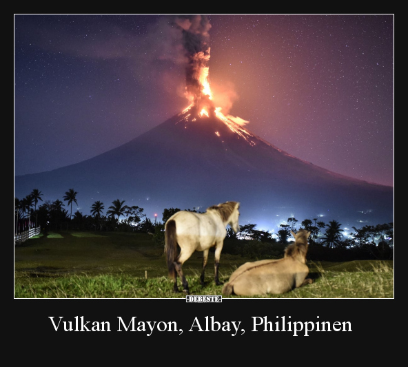 Vulkan Mayon, Albay, Philippinen.. - Lustige Bilder | DEBESTE.de
