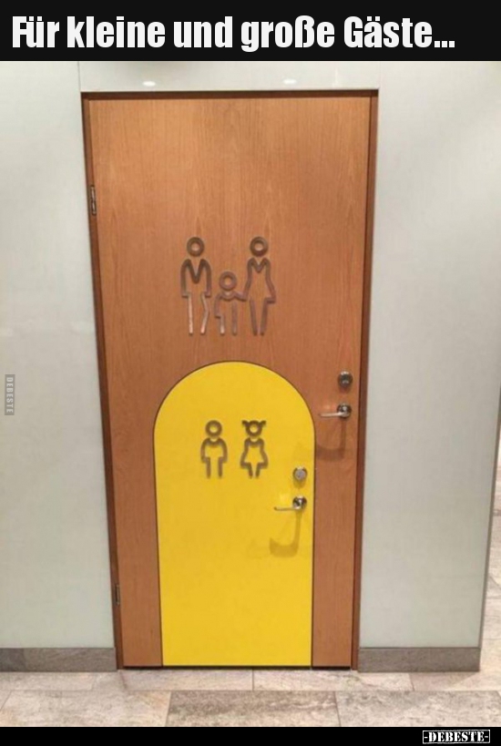 Für kleine und große Gäste...