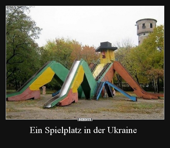 Ein Spielplatz in der Ukraine.. - Lustige Bilder | DEBESTE.de