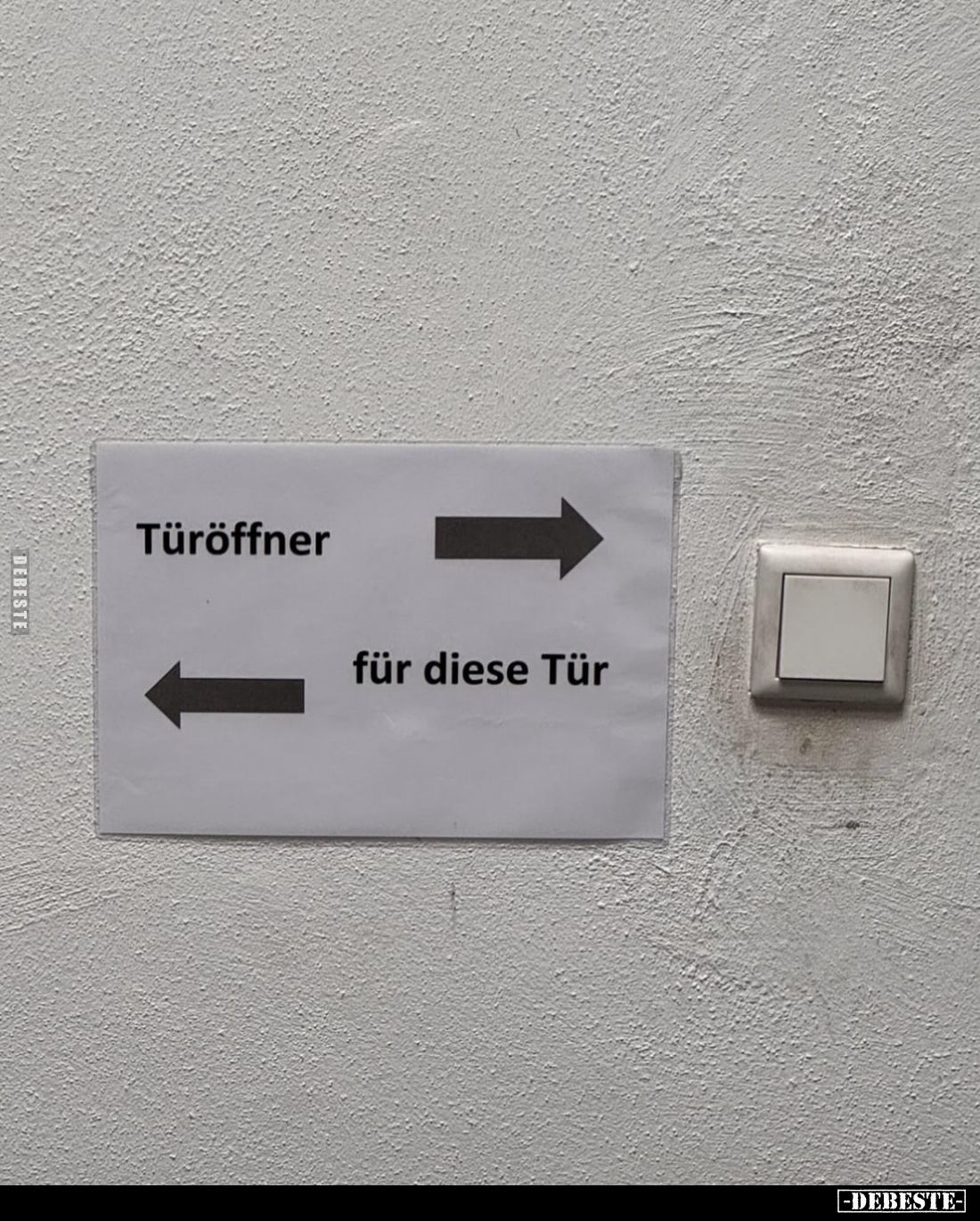 Türöffner
für diese Tür.